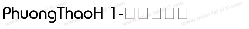 PhuongThaoH 1字体转换